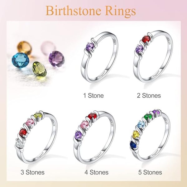 Elegant Family Birthstones Ring - A Timeless Keepsake