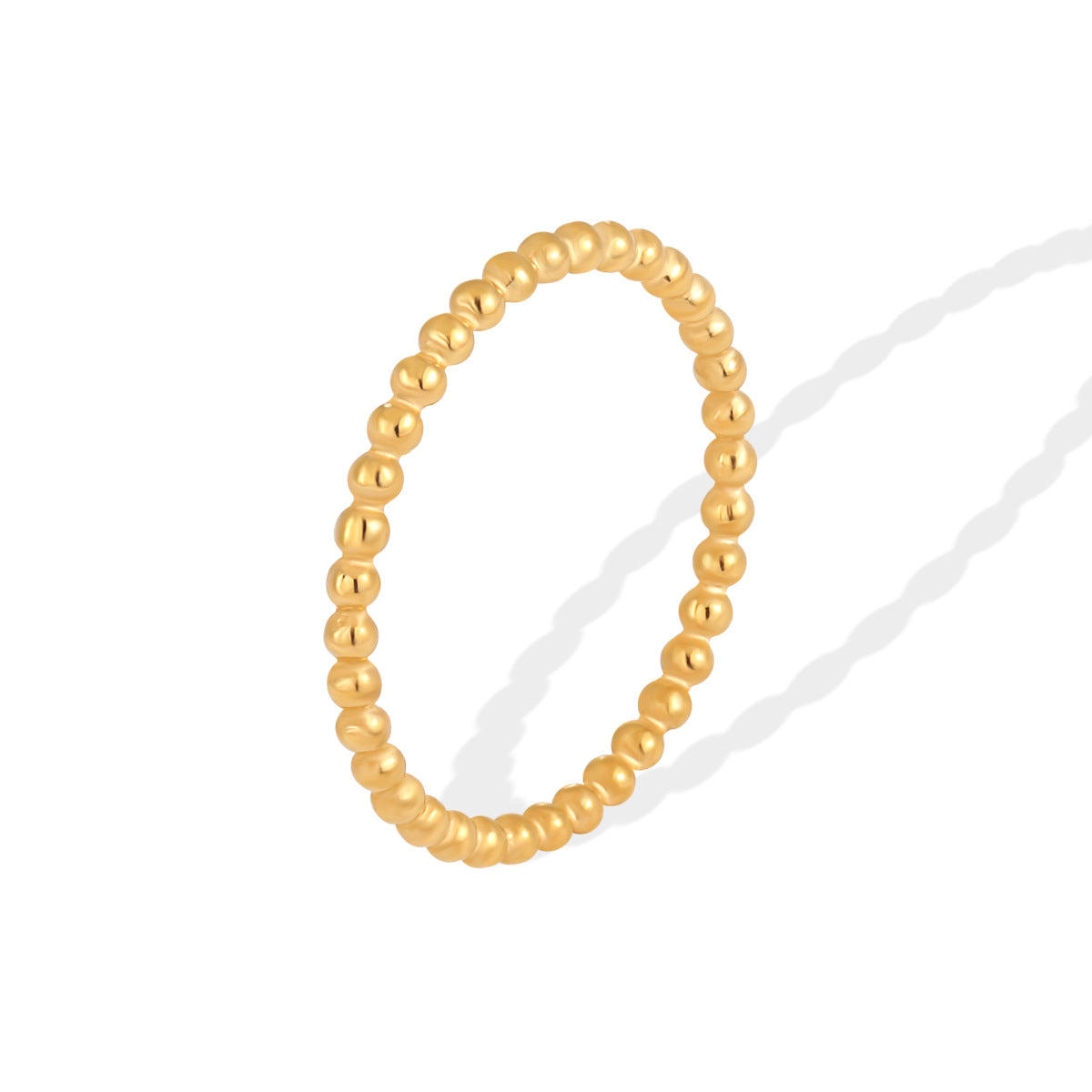 plain ring index finger joint 1.5MM round bead bean ring female tail ring