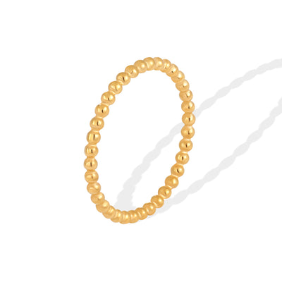 plain ring index finger joint 1.5MM round bead bean ring female tail ring