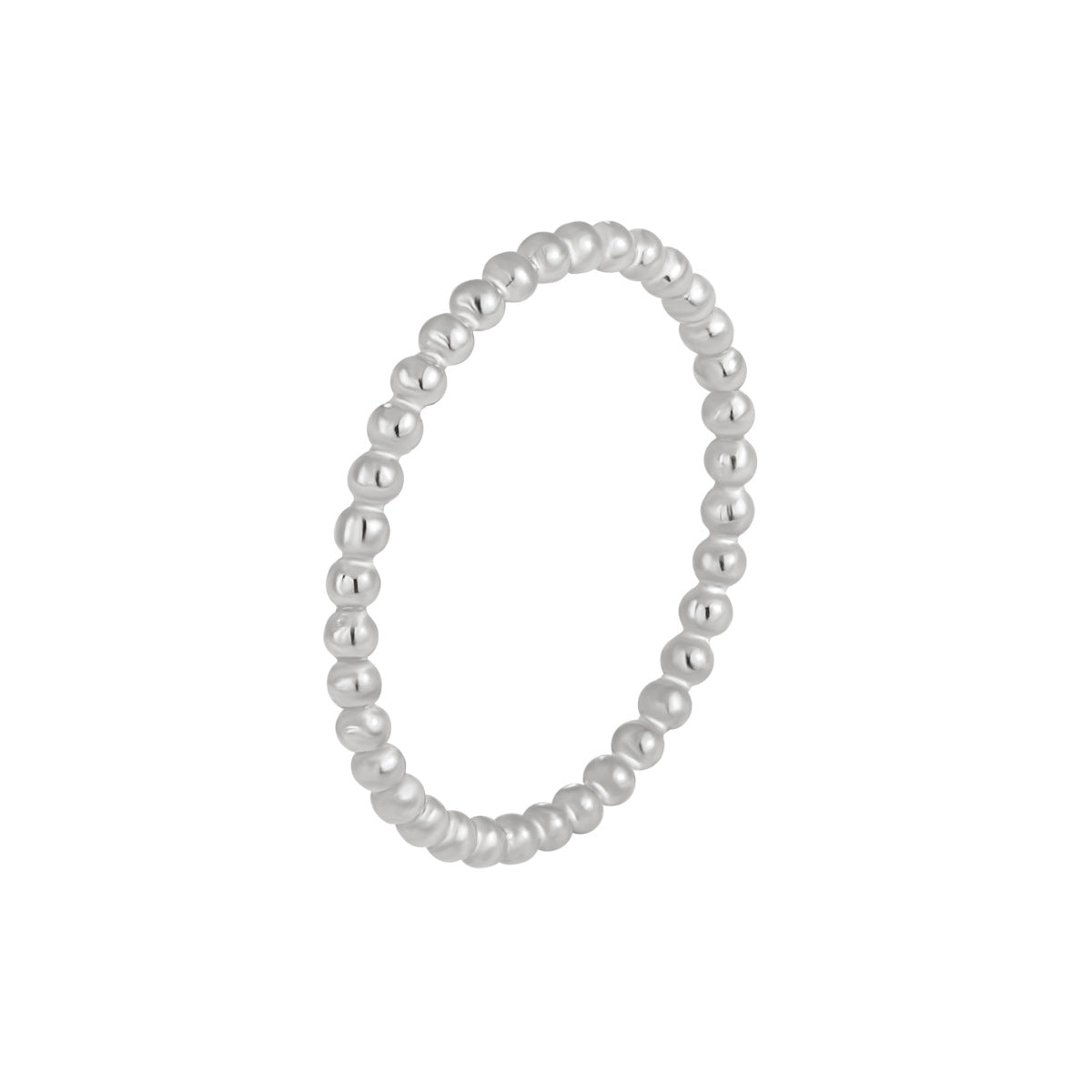plain ring index finger joint 1.5MM round bead bean ring female tail ring